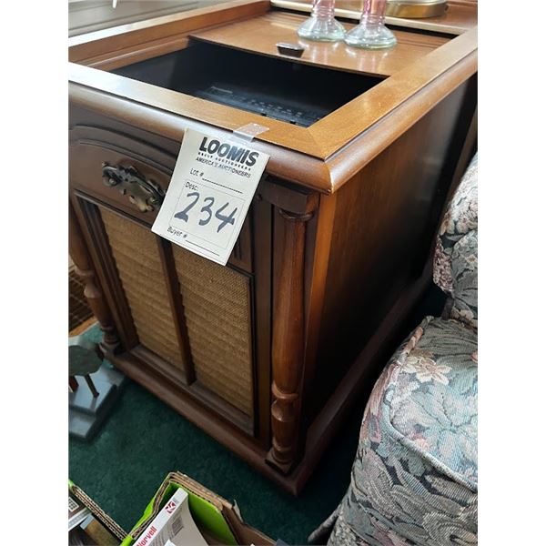 VINTAGE STEREO AND END TABLE CABINETS