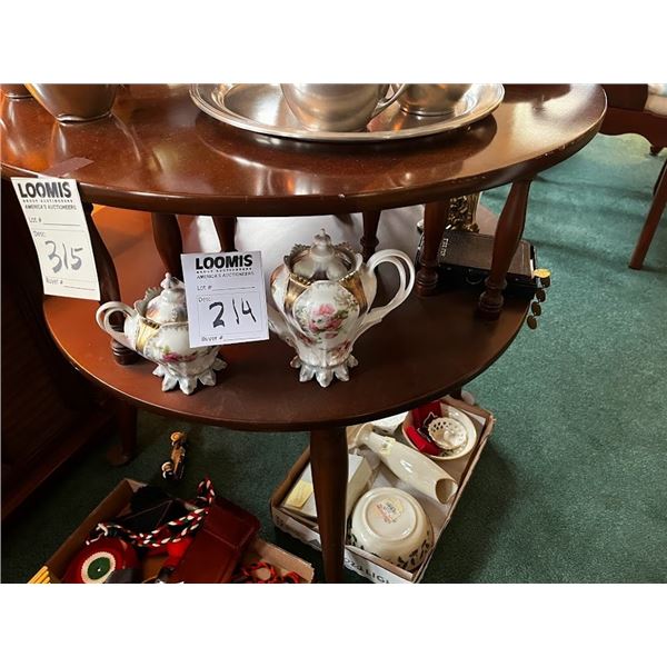 VINTAGE DOUBLE TOP Queen Anne Table