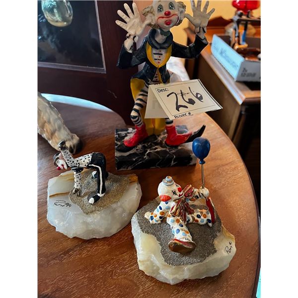 SET OF THREE ROWLEE SIGNED  COLLECTIBLES SALES LOT