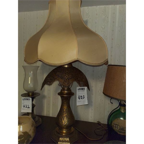 Rare Metal Antique Lamp