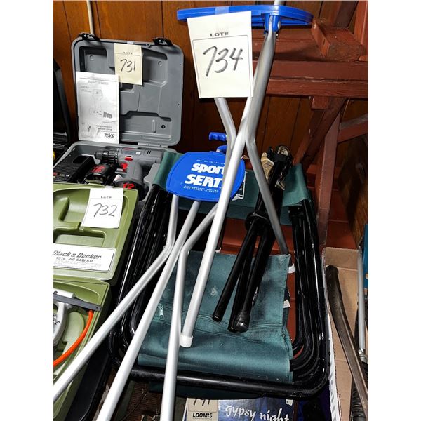 FIELD CHAIR LOT (S/4)