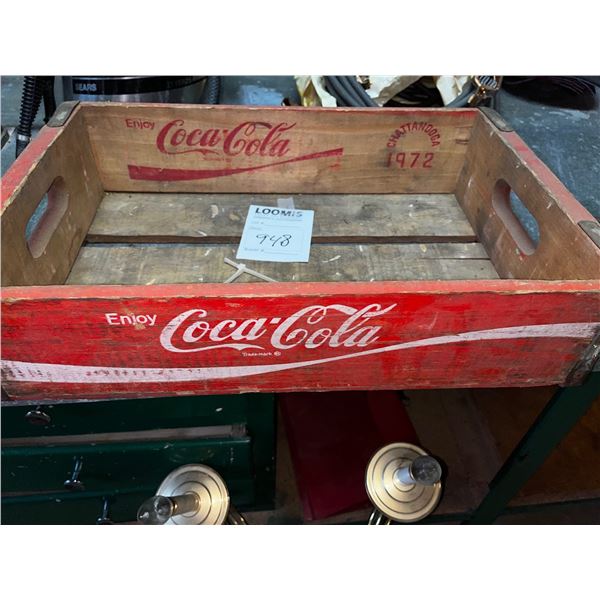 COCA COLA WOOD CRATE