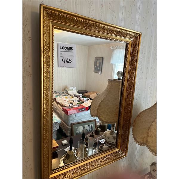 GOLD FRAMED WALL MIRROR