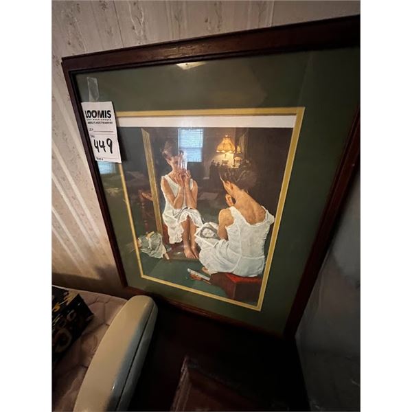 ANTIQUE FRAMED PRINT