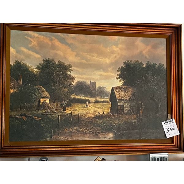 LARGE (OVER FIREPLACE ) SIGNED ART