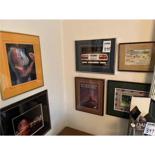 S/6 FRAMED ART