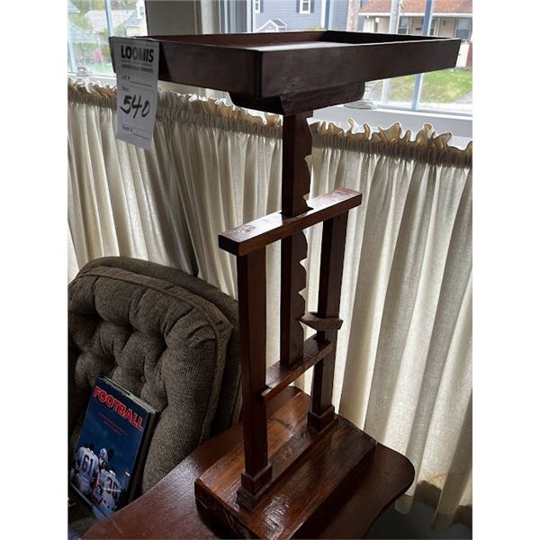 TALL LAMP TABLE / WOOD