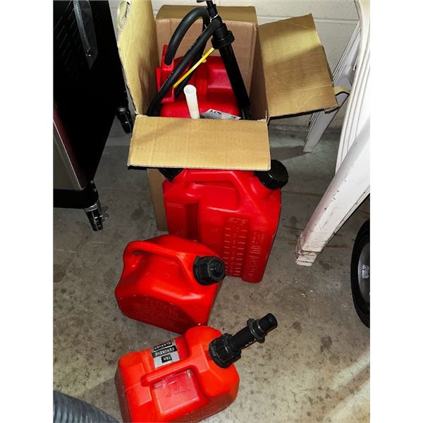 LIKE NEW FUEL CANS LOT
