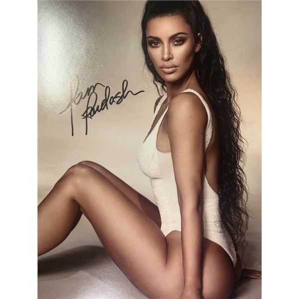 Kim Kardashian Signed Photo
