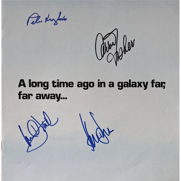 Star Wars Cast Signed Program