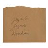 Image 1 : Harry Houdini Original Signature