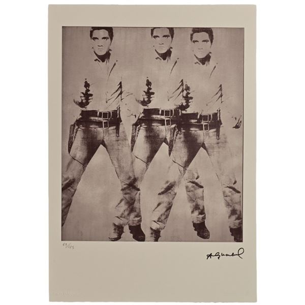 Andy Warhol Elvis LE Lithograph