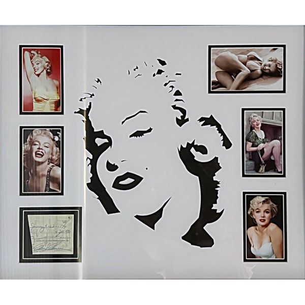 Marilyn Monroe Original Signature Collage GFA