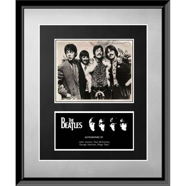 The Beatles Band Signed Photo