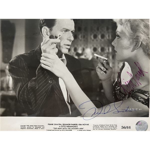 Pal Joey Sinatra, Kim Novak Signed Movie Photo