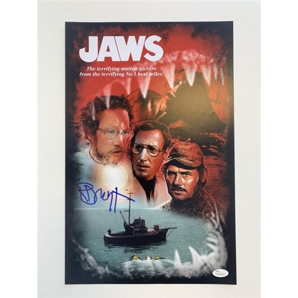 Jaws Richard Dreyfuss Signed Mini Poster