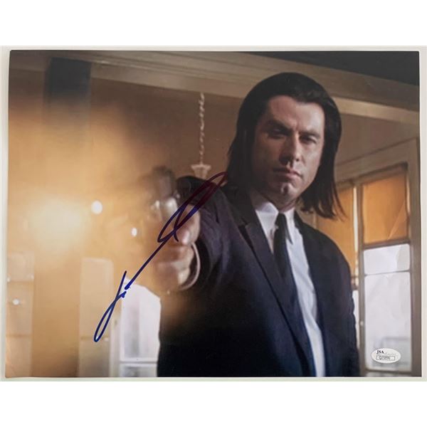 Pulp Fiction John Travolta Signed Movie Photo JSA