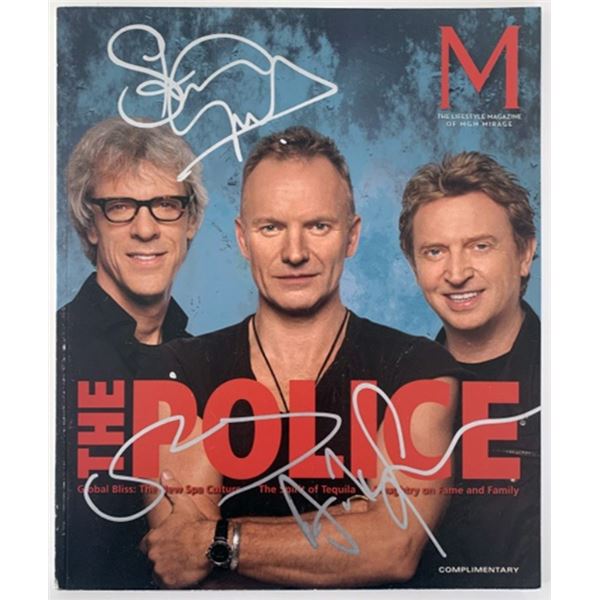 The Police Signed MGM Magazine