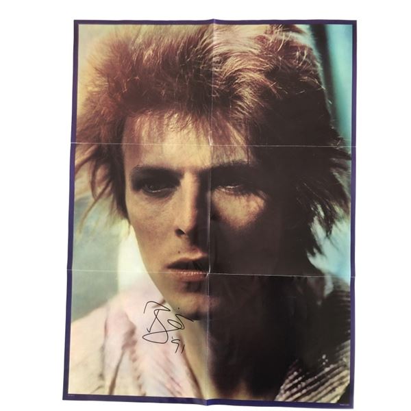 David Bowie Signed Poster