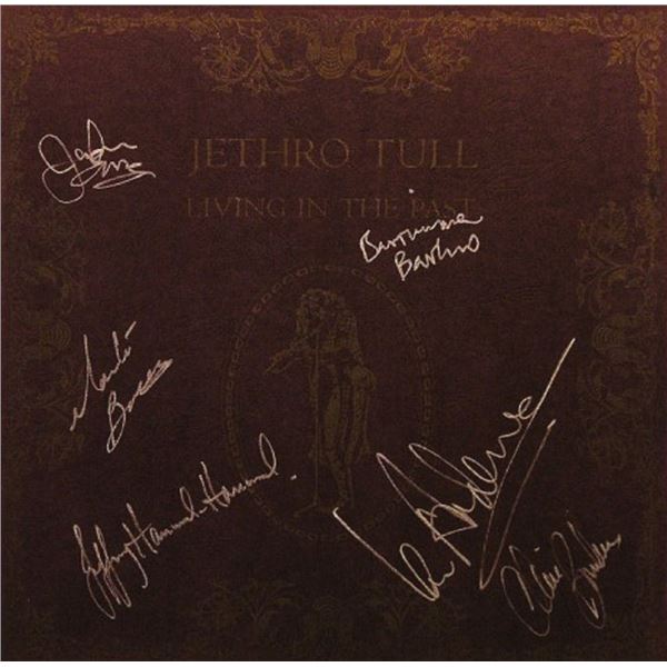 Jethro Tull Living In the Past Signed Album