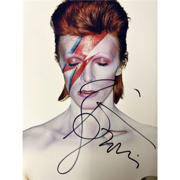 David Bowie Aladdin Sane Signed Photo