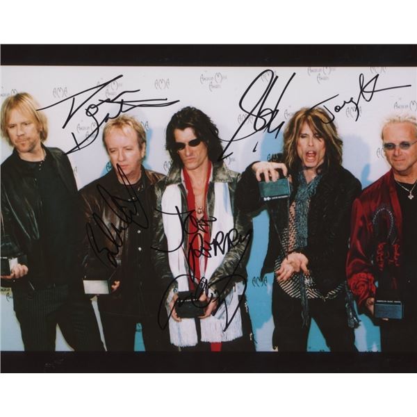 Aerosmith Signed Photo