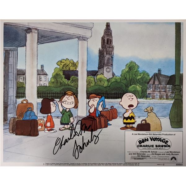 Bon Voyage Charlie Brown Charles Schulz Lobby Card