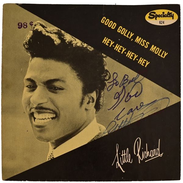 Little Richard Signed 45 Record Sleeve