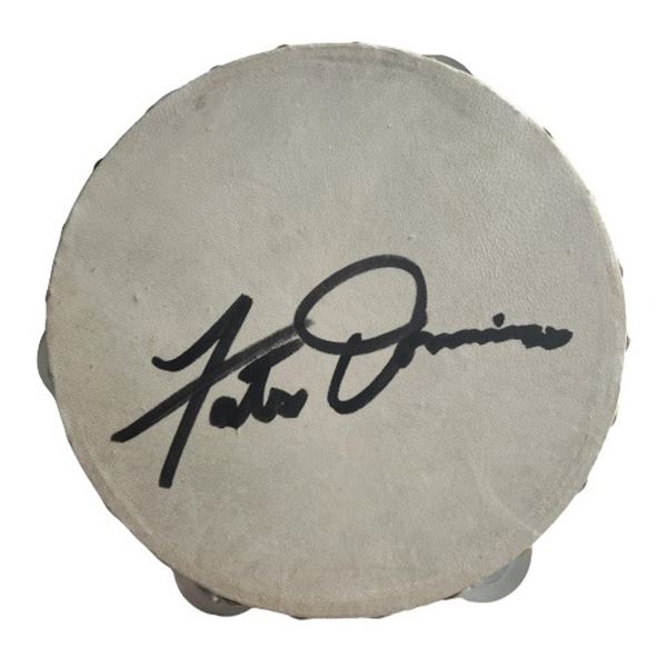 Fats Domino Signed Tambourine