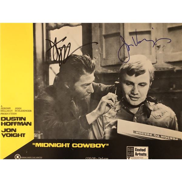 Dustin Hoffman Midnight Cowboy Signed Lobby Card