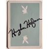 Image 1 : Hugh Hefner Signed Playing Card GFA Authenticated