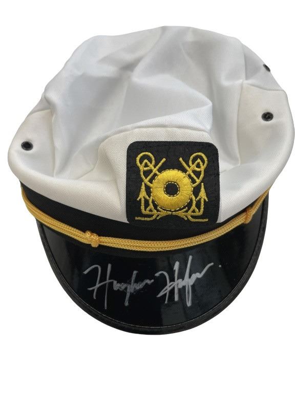Hugh Hefner Signed Playboy Captain's Hat