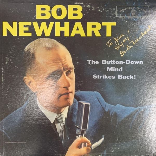 Bob Newhart Signed Soundtrack GFA Authenticated