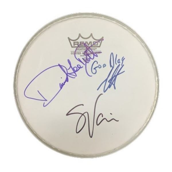 David Lee Roth Band Signed Drumhead