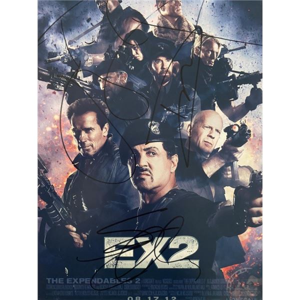 The Expendables 2 Signed Movie Photo