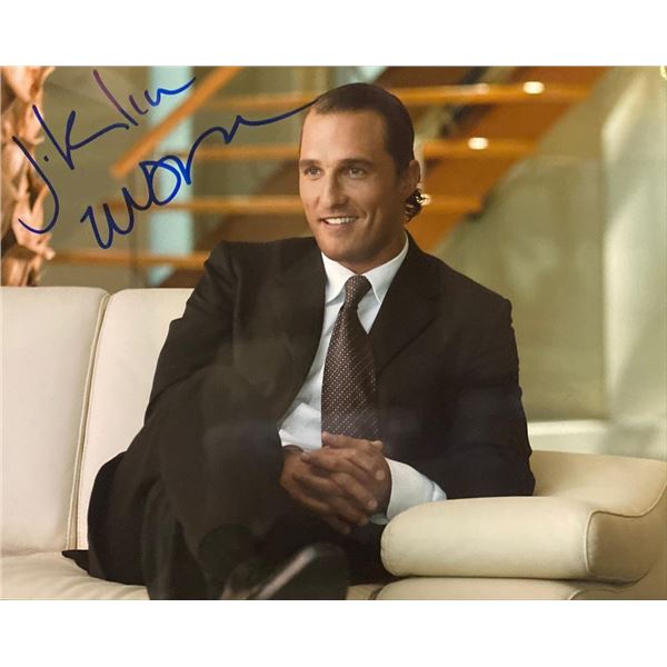 Two For The Money Matthew McConaughey Signed Photo