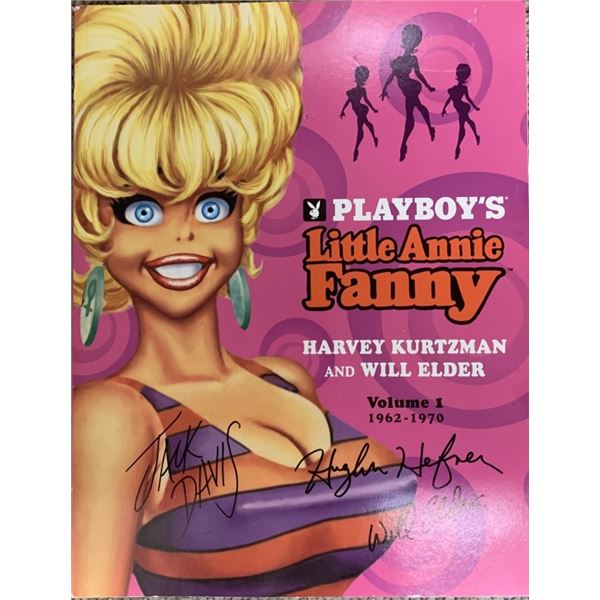 Hugh Hefner Signed Little Annie Fanny Book