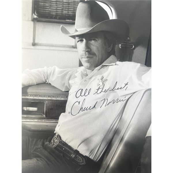 Chuck Norris Signed Photo