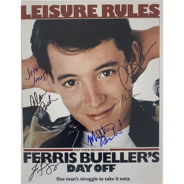 Ferris Bueller's Day Off Signed Movie Photo