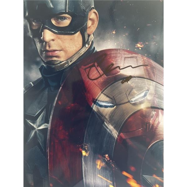 Captain America Civil War Chris Evans Signed Photo
