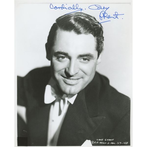 Cary Grant Signed Photo