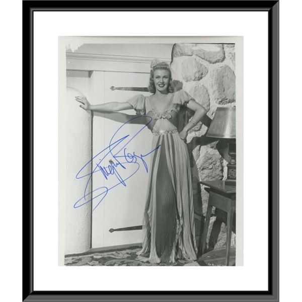 Ginger Rogers Signed Photo-Custom Framed