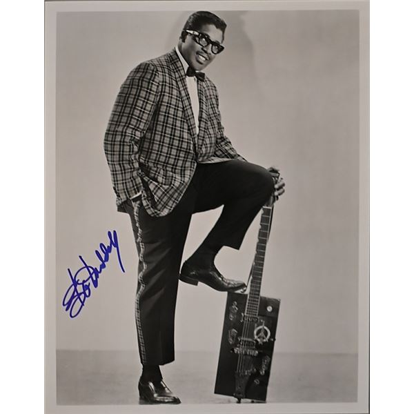 Bo Diddley Signed Photo