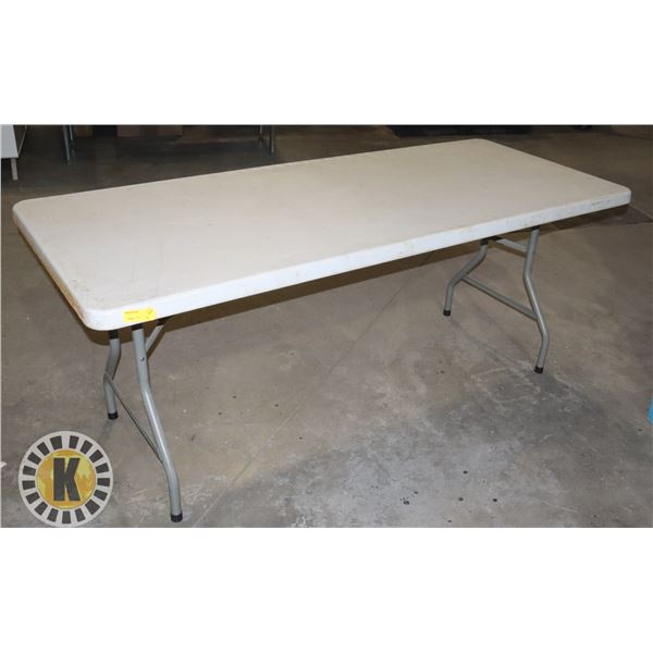 FOLDING LEG TABLE 6FT