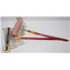 Image 1 : TWO NEW SQUEEGEES (10" WIDE, 24" HANDLE)