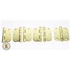 Image 1 : LOT OF SIX 3" BRASS FINISH DOOR HINGES