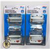 Image 1 : CASE OF 2 NEW 3" ADJUSTABLE SPRING HINGES