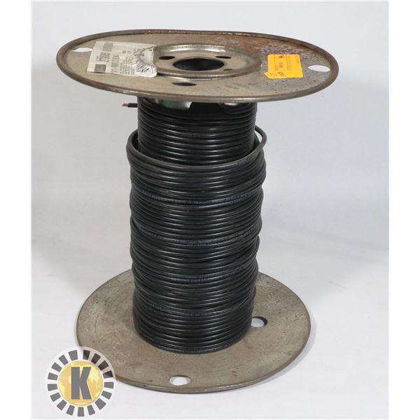 SPOOL OF RW90 CU BLACK WIRE