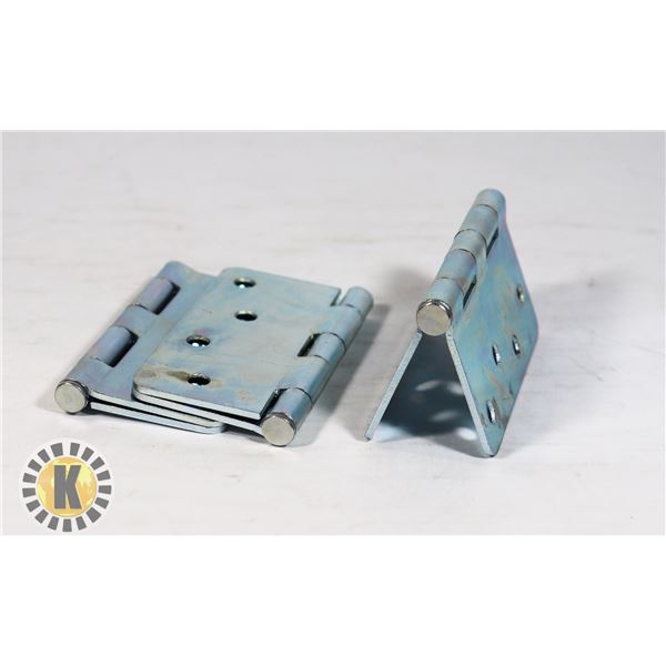 THREE TAYMOR 4  ZINC DOOR HINGES