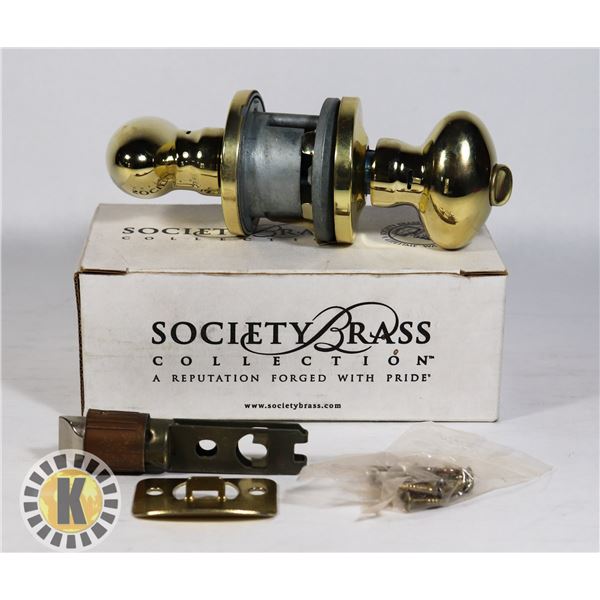 SOCIETY BRASS COLLECTION PRIVACY DOOR HANDLE